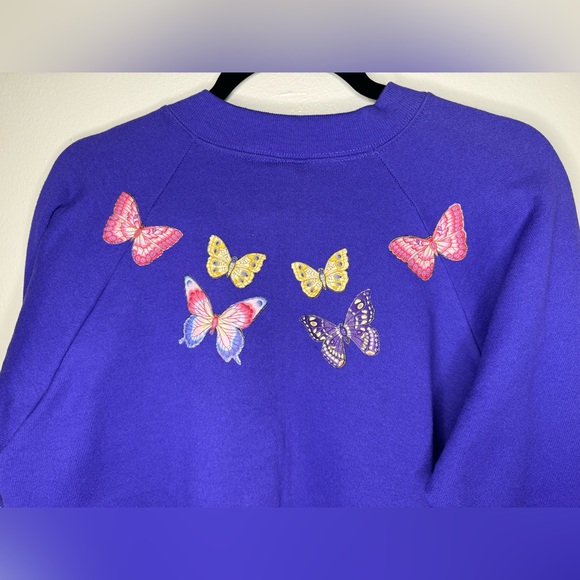 Beautiful Butterfly Open Front Cardigan - Fruit Of The Loom CasualWear - Picture 12 of 13